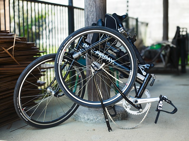 Vélo pliable grandes roues