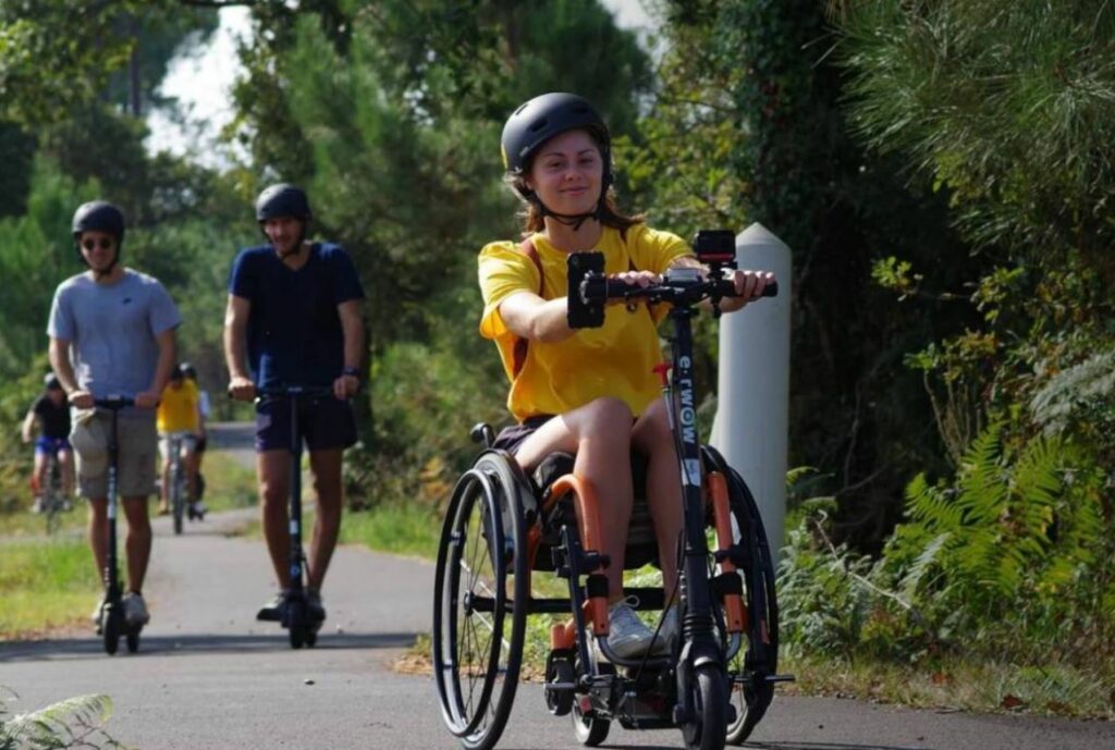 Fauteuil roulant avec kit électrique