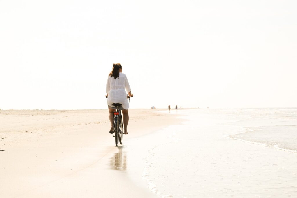 Vélo sur la plage